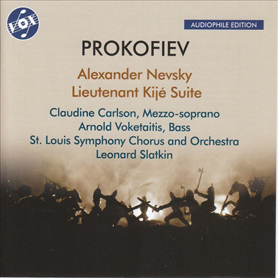 ǿ: ˷帣 Ű & Ű   (Prokofiev: Alexander Nevsky & Lieutenant Kije Suite)(CD) - Leonard Slatkin