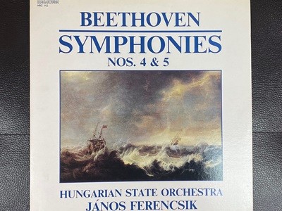 [LP] ߳뽴 ䷻ġũ - Janos Ferencsik - Beethoven Symphonies Nos.4 & 5 LP [-̼]