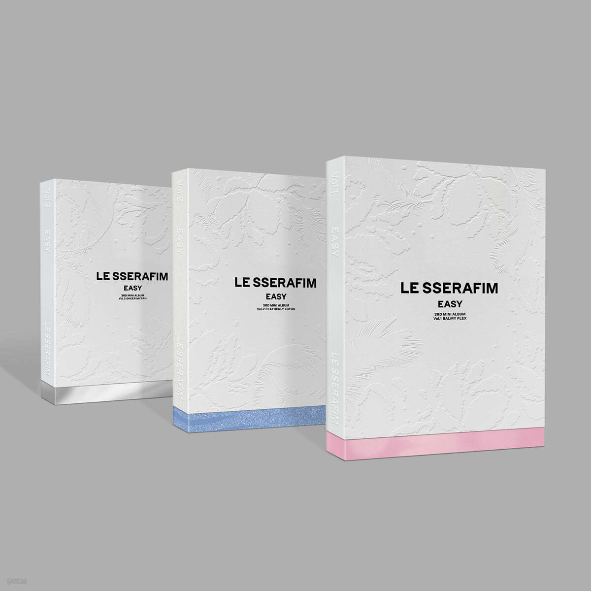 르세라핌 (LE SSERAFIM) - 3rd Mini Album &#39;EASY&#39; [3종 SET]