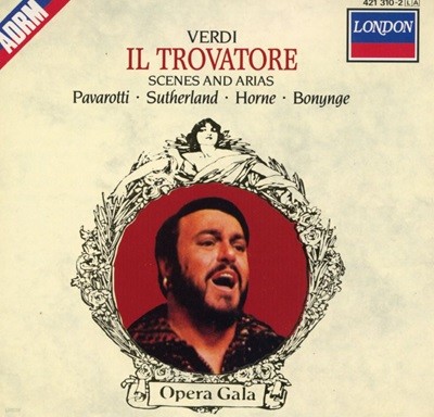 루치아노 파바로티 - Pavarotti - Verdi Il Trovatore Scenes And Arias [U.S발매]