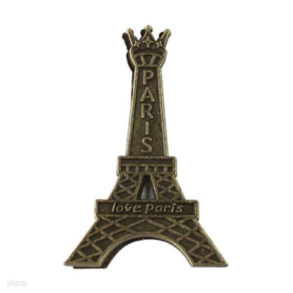 빈티지 에펠탑 모형 메모 꽂이 쇼클립 네임택 집게