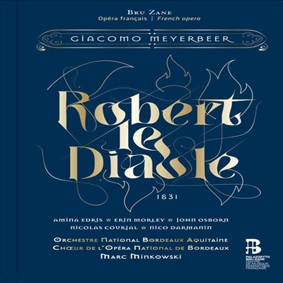 ̾:  'Ǹ κ' (Meyerbeer: Opera 'Robert Le Diable') (3CD + Book) - Marc Minkowski