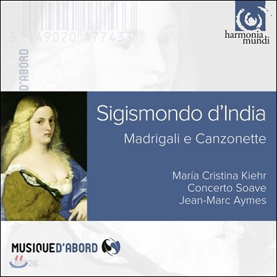 Maria Cristina Kiehr 지기스몬도 딘디아: 마드리갈과 칸초네 (Sigismondo d'India : Madrigale e Canzonette)