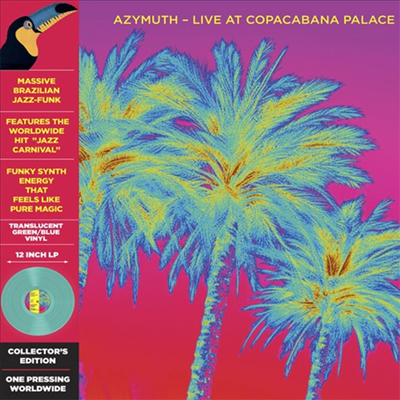 Azymuth - Live At Copacabana Palace (Translucent Green/Blue Vinyl LP)