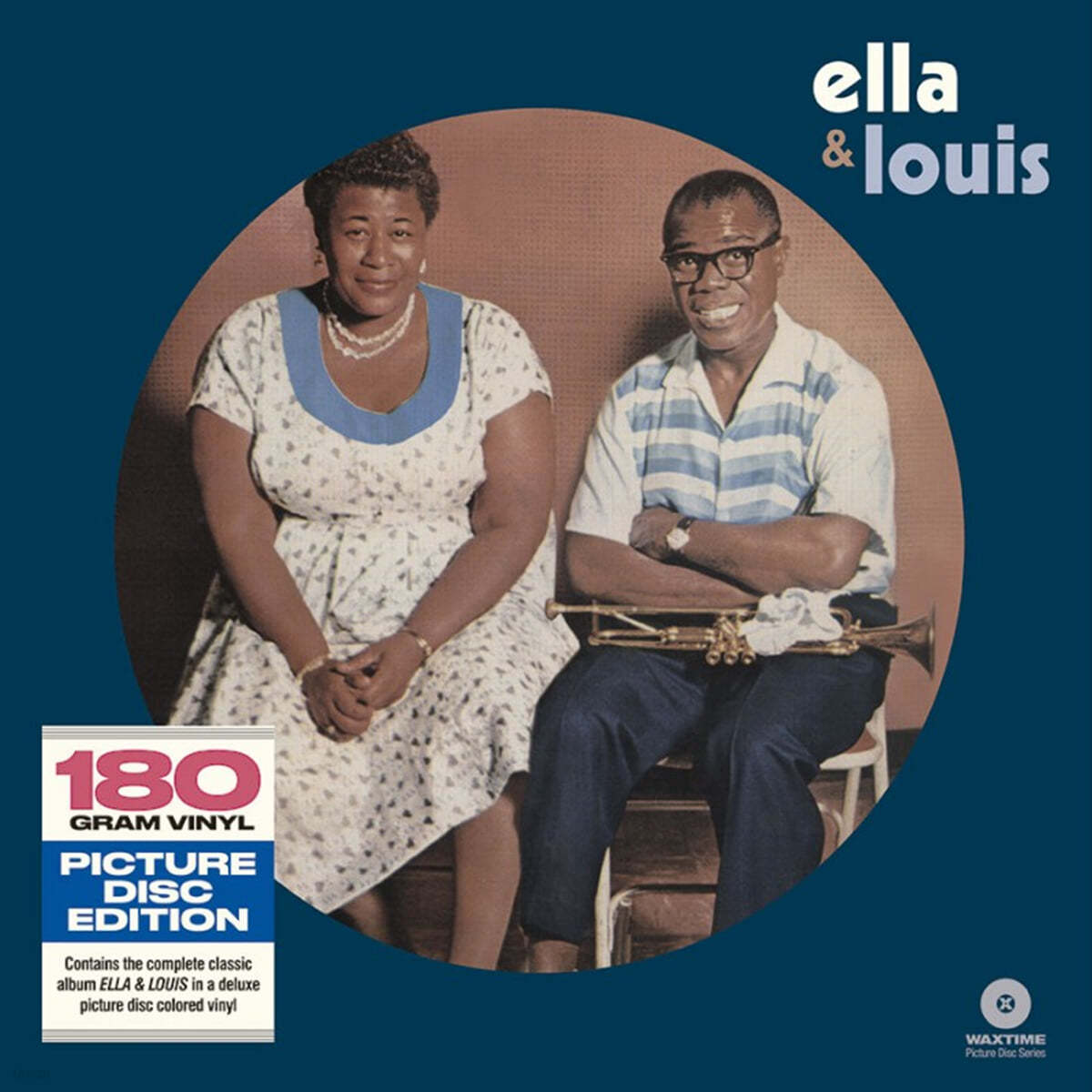 Ella Fitzgerald &amp; Louis Armstrong (엘라 피츠제럴드 &amp; 루이 암스트롱) - Ella &amp; Louis [픽처디스크 LP] 