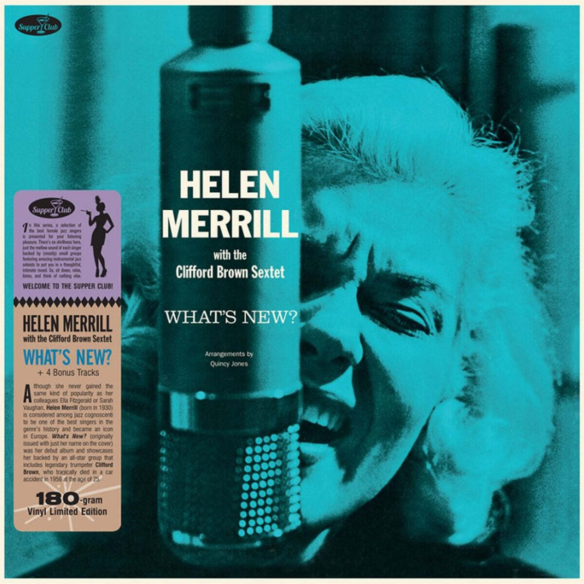 Helen Merrill (헬렌 메릴) - Helen Merrill with The Clifford Brown Sextet / What’s New? [LP]