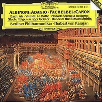 Herbert Von Karajan / 알비노니 : 아다지오 & 파헬벨 : 캐논 (Albinoni : Adagio & Pachelbel : Canon) (DG0113)