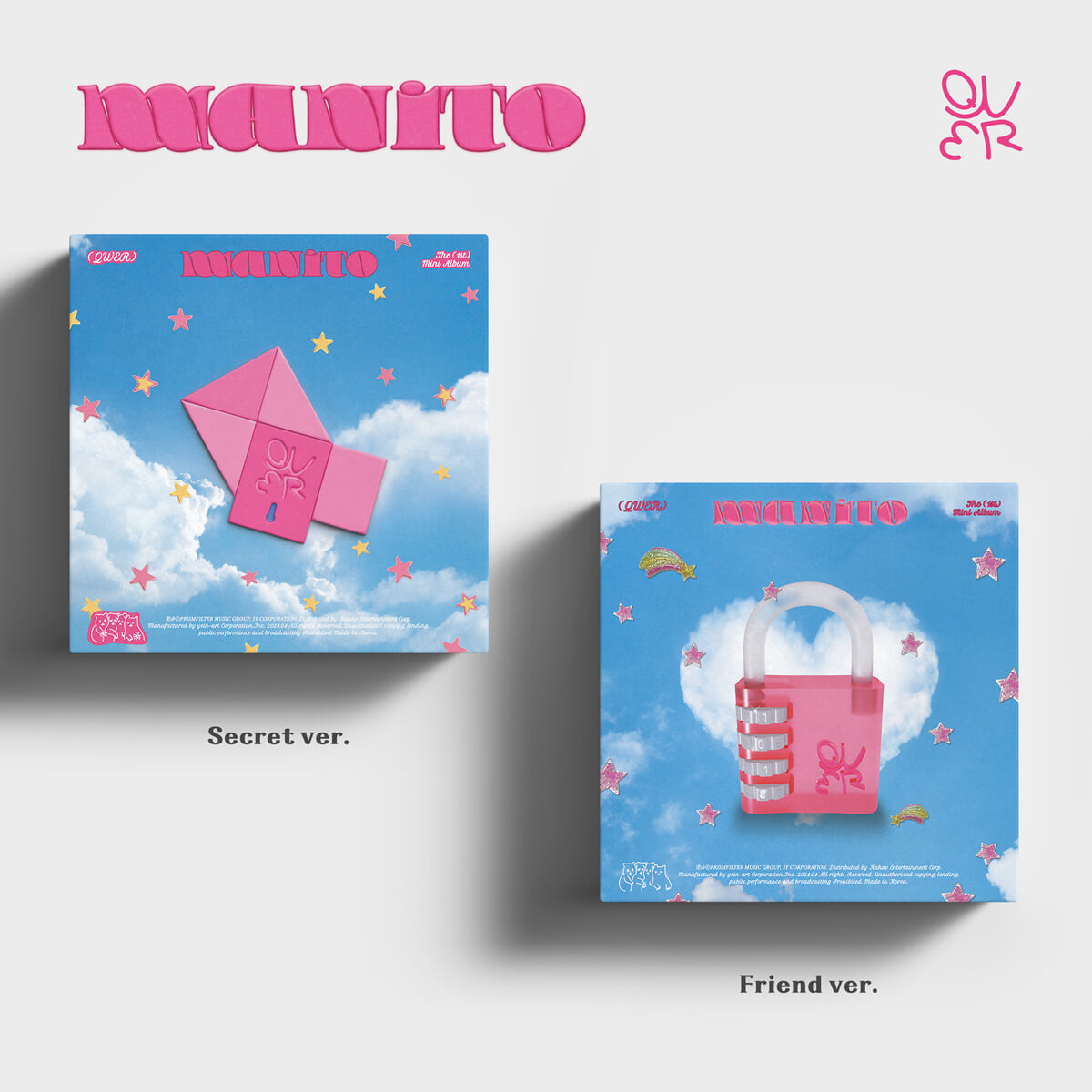 QWER (큐더블유이알) - 미니앨범 1집 : MANITO [2종 SET]
