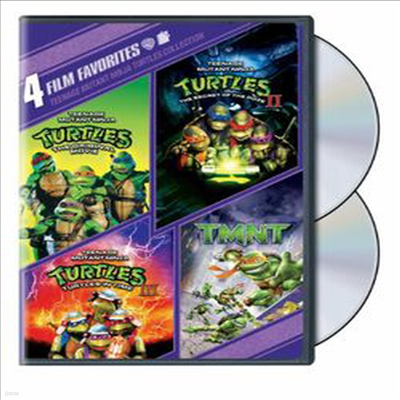 4 Film Favorites: Teenage Mutant Ninja Turtles ( ź 4) (ڵ1)(ѱ۹ڸ)(4DVD) (2014)