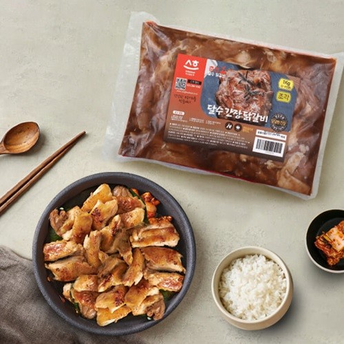 더쉐프 국내산 춘천 간장 닭갈비 1kg/냉장