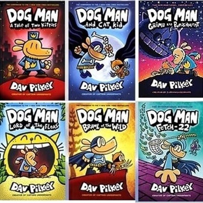 Dog Man 도그맨 세트 #3,#4,#5,#6,#8,#9 (Hardcover 6권) 