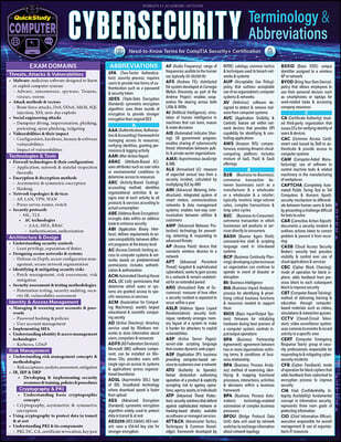 Cybersecurity Terminology & Abbreviations- Comptia Security Certification: A Quickstudy Laminated Reference Guide