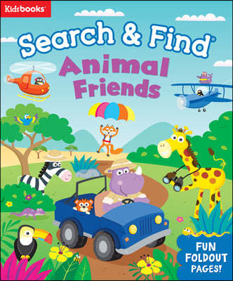 Search & Find with Gatefolds Animal Friends