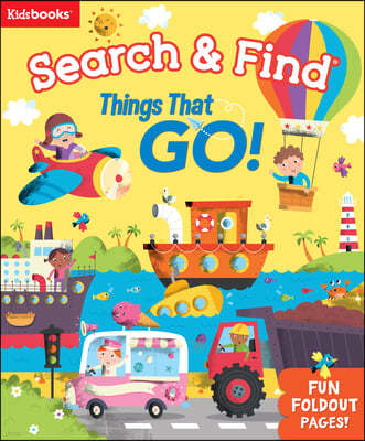 Search & Find with Gatefolds Things That Go