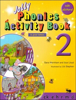 Jolly Phonics Activity Book 2: In Print Letters (American English Edition)
