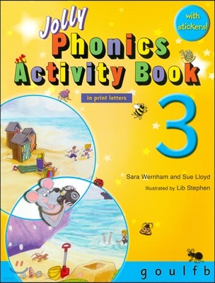 Jolly Phonics Activity Book 3: In Print Letters (American English Edition)