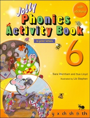 Jolly Phonics Activity Book 6: In Print Letters (American English Edition)