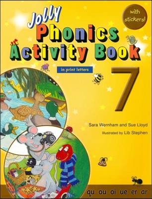 Jolly Phonics Activity Book 7: In Print Letters (American English Edition)