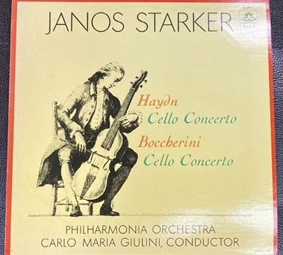 [LP] 야노스 슈타커 - Janos Starker - Haydn,Boccherini - Cello Concertos LP [U.S반]