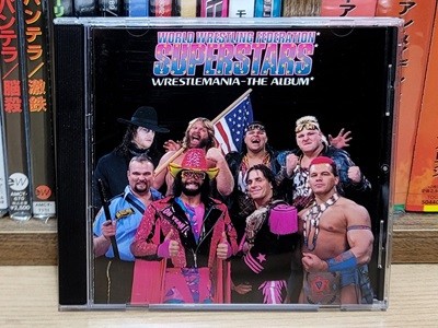 (희귀 / 일본반) V.A. - WWF Superstars Wrestlemania: The Album (WWF 슈퍼스타 레슬매니아 주제곡 앨범)
