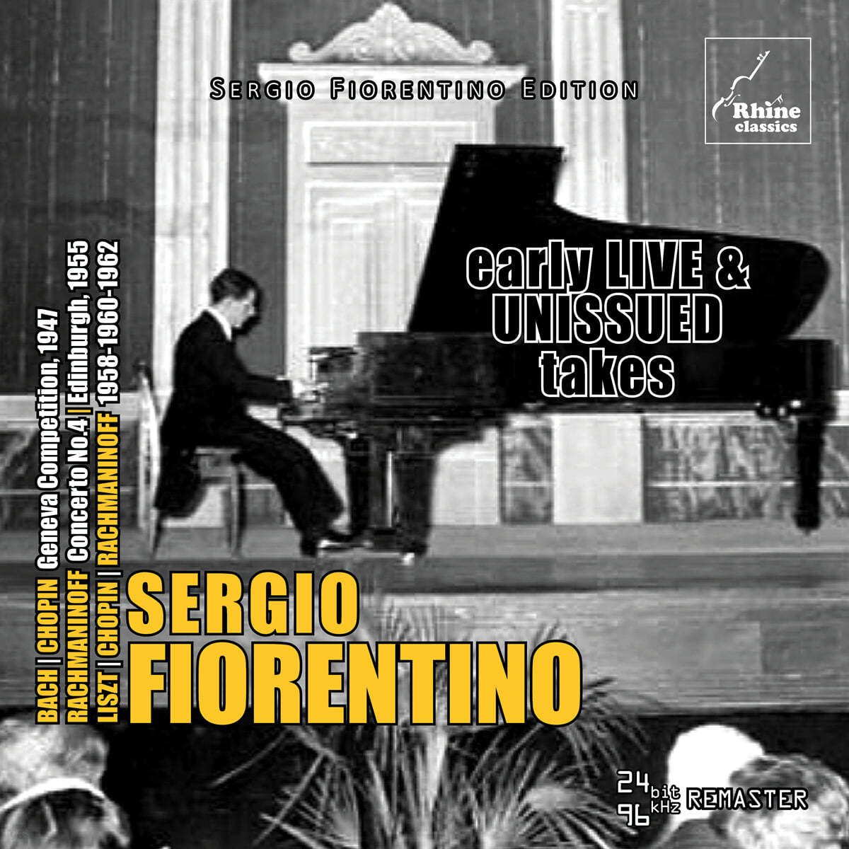 Sergio Fiorentino 세르지오 피오렌티노 초기 실황 및 미발매 녹음 (Early Live &amp; Unissued Takes)