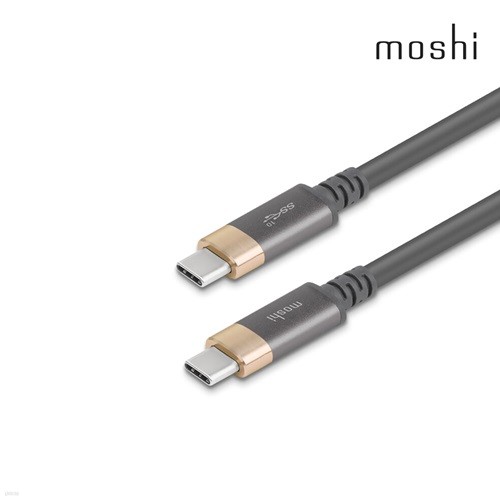 [moshi]  C to C Monitor Cable PD3.0 100W 1m (Gay/Gold)