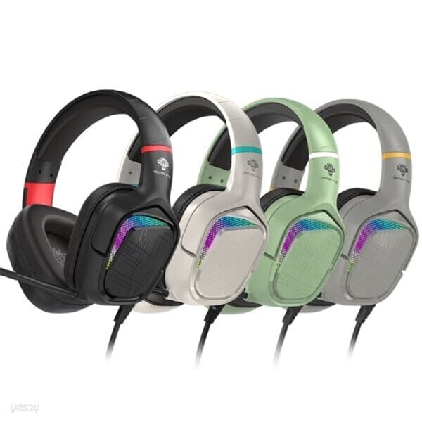 GDEVIL G538 WILDCAT 가상 7.1채널 RGB 헤드셋 (그린)