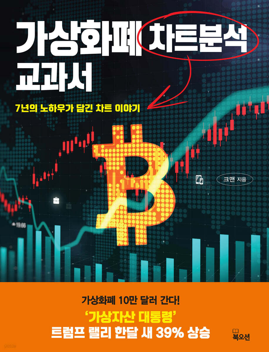 가상화폐 차트분석 교과서 | 크맨 | 북오션 - 예스24