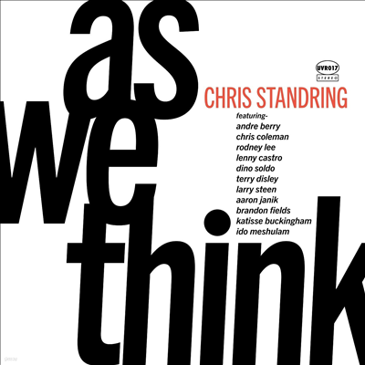 Chris Standring - As We Think (Digipack)(CD)