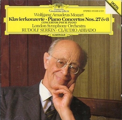 [수입] Mozart Piano Concertos No.27 & 8 - Serkin / Abbado / London Symphony Orchestra