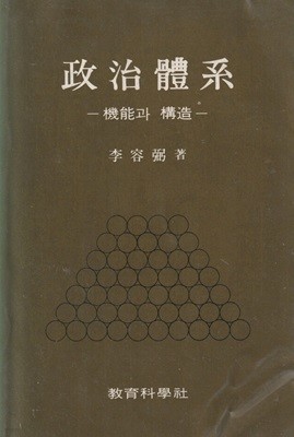 정치체계 기능과 구조 / 이용필 / 교육과학사