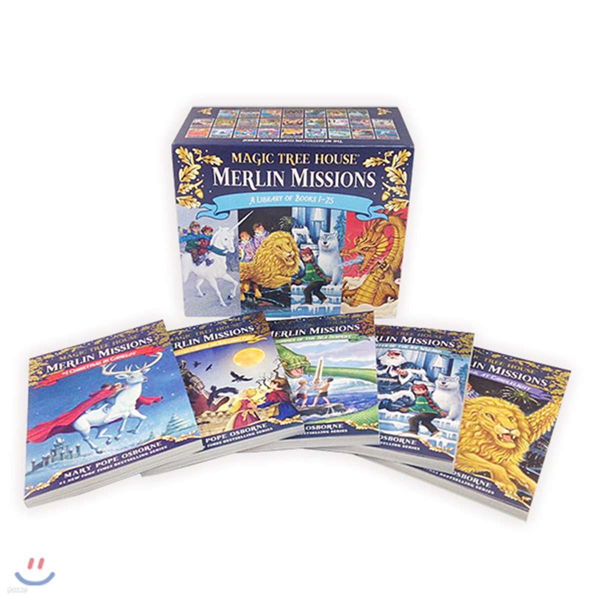 [중고샵] Magic Tree House Merlin Missions #1~25 Boxed Set - 예스24