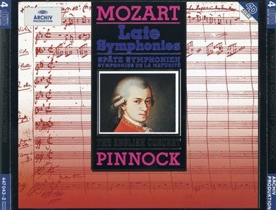 트레버 피녹 - Trevor Pinnock - Mozart Late Symphonies 4Cds [독일발매]