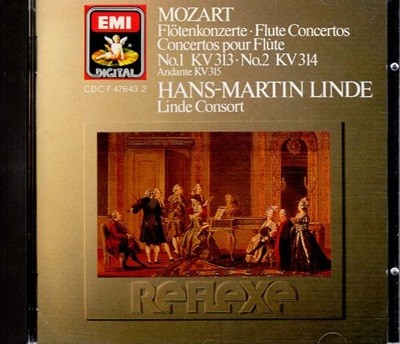 [수입] Mozart Flute Concertos No.1 & 2 - Linde