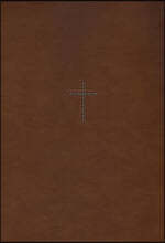Niv, Quest Study Bible, Large Print, Leathersoft, Brown, Thumb Indexed, Comfort Print: The Only Q and A Study Bible