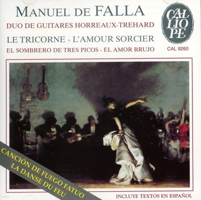 파야 (Falla) : Le Tricorne, L'Amour Sorcier & La Danse Du Feu(France 발매)