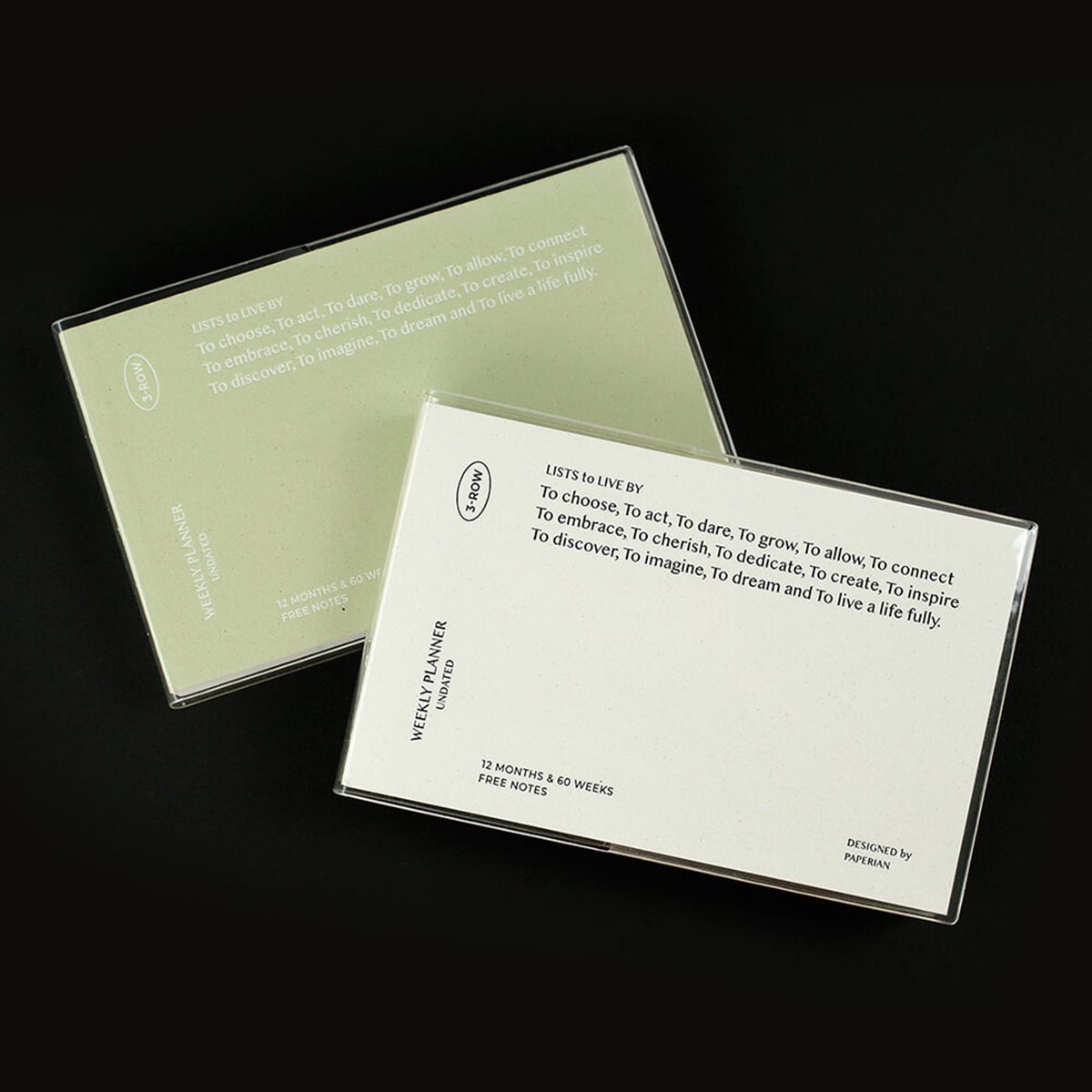 리스트 투 리브바이 - 쓰리로우 위클리 라이트