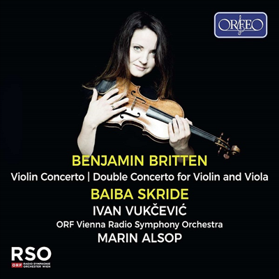 긮ư:  ְ & ̿ø ְ (Britten: Double Concerto & Violin Concerto)(CD) - Baiba Skride