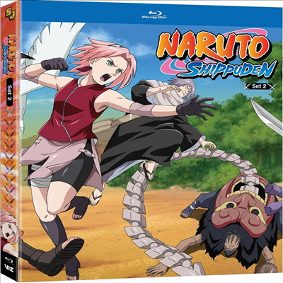 Naruto Shippuden: Set 2 ( ǳ: Ʈ 2)(ѱ۹ڸ)(Blu-ray)