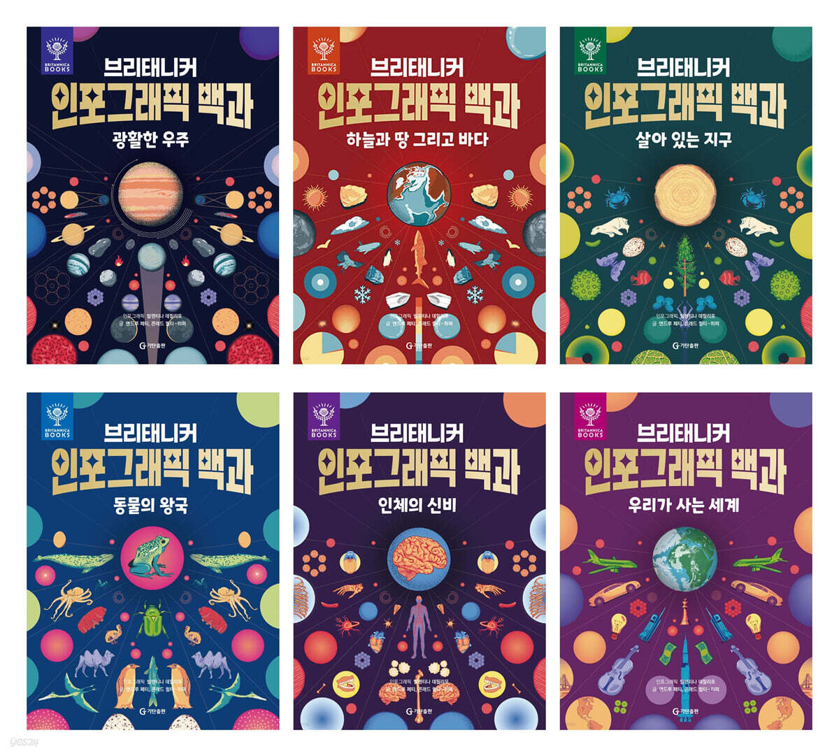 브리태니커 인포그래픽 백과 세트