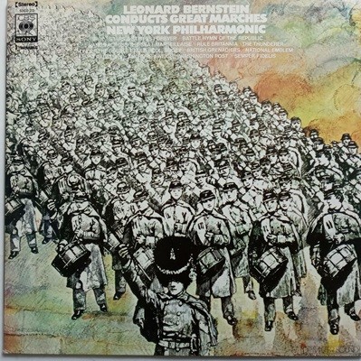 LP(수입) Leonard Bernstein Conducts Great Marches - 번스타인 / 뉴욕 필 