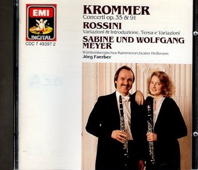 [수입] Krommer Concerti op.35 & 91 / Rossini - Meyer