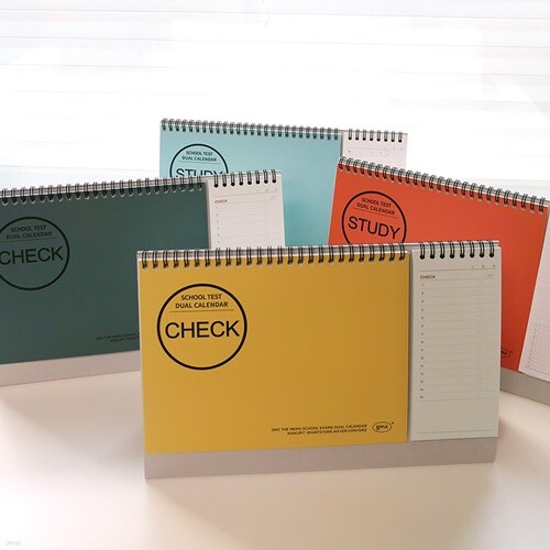 건망증GMZ 만년 듀얼 라이프 내신캘린더(중간 기말 지필 모의고사 내신준비 플래너)