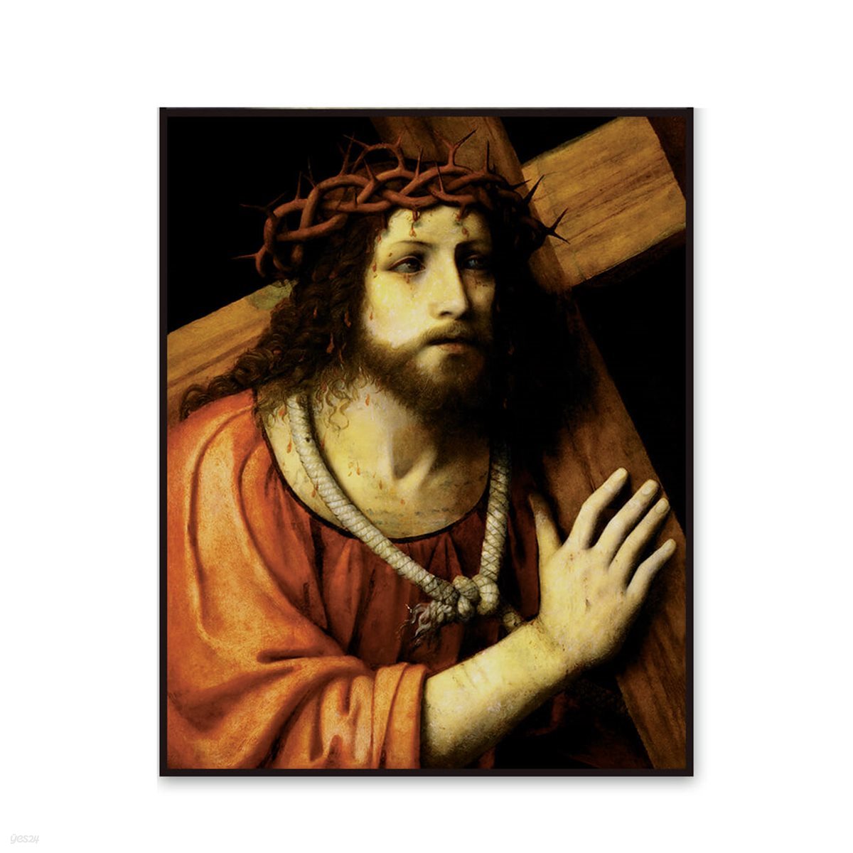 루이니 - 십자가를 지고 가시는 그리스도 Christ Carrying the Cross 모던프레임 캔버스액자