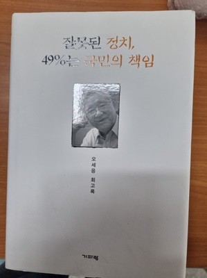 잘못된 정치, 49%는 국민의 책임 (양장본)