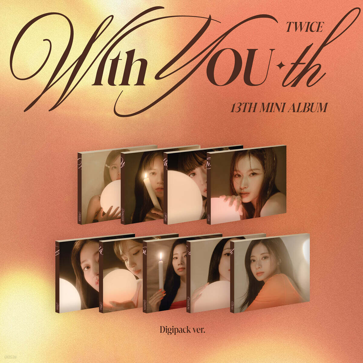 트와이스 (TWICE) - 미니앨범 13집 : With YOU-th [Digipack ver.][9종 SET]