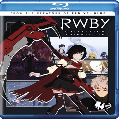 RWBY: Collection Vol. 1-6 (RWBY: ÷  1-6)(ѱ۹ڸ)(Blu-ray)
