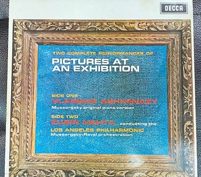 [LP] ֺ Ÿ,ƽɳ - Zubin Mehta,Ashkenazy - Mussorgsky Pictures At An Exhibition LP [-̼]