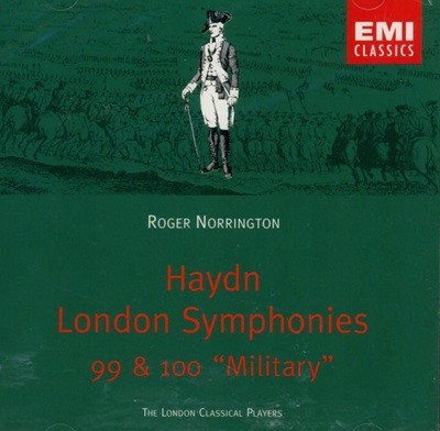 Haydn : London Symphonies 99 & 100 "Military" - 노링턴 (Roger Norrington)(US발매)(미개봉)