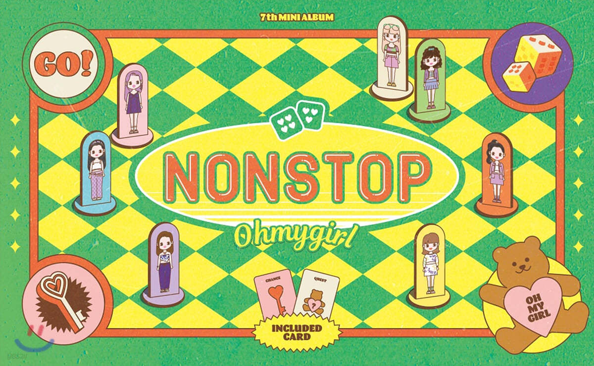 오마이걸 (Oh My Girl) - 미니앨범 7집 : NONSTOP [Chance / Quest ver. 중 랜덤 1종 발송] 